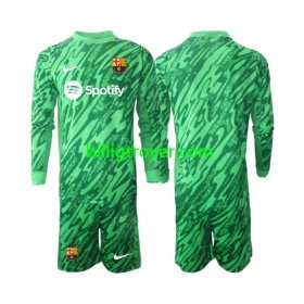 Billige Fotballdrakter FC Barcelona Keeper Barn Hjemmedraktsett 2024/25 Langermet
